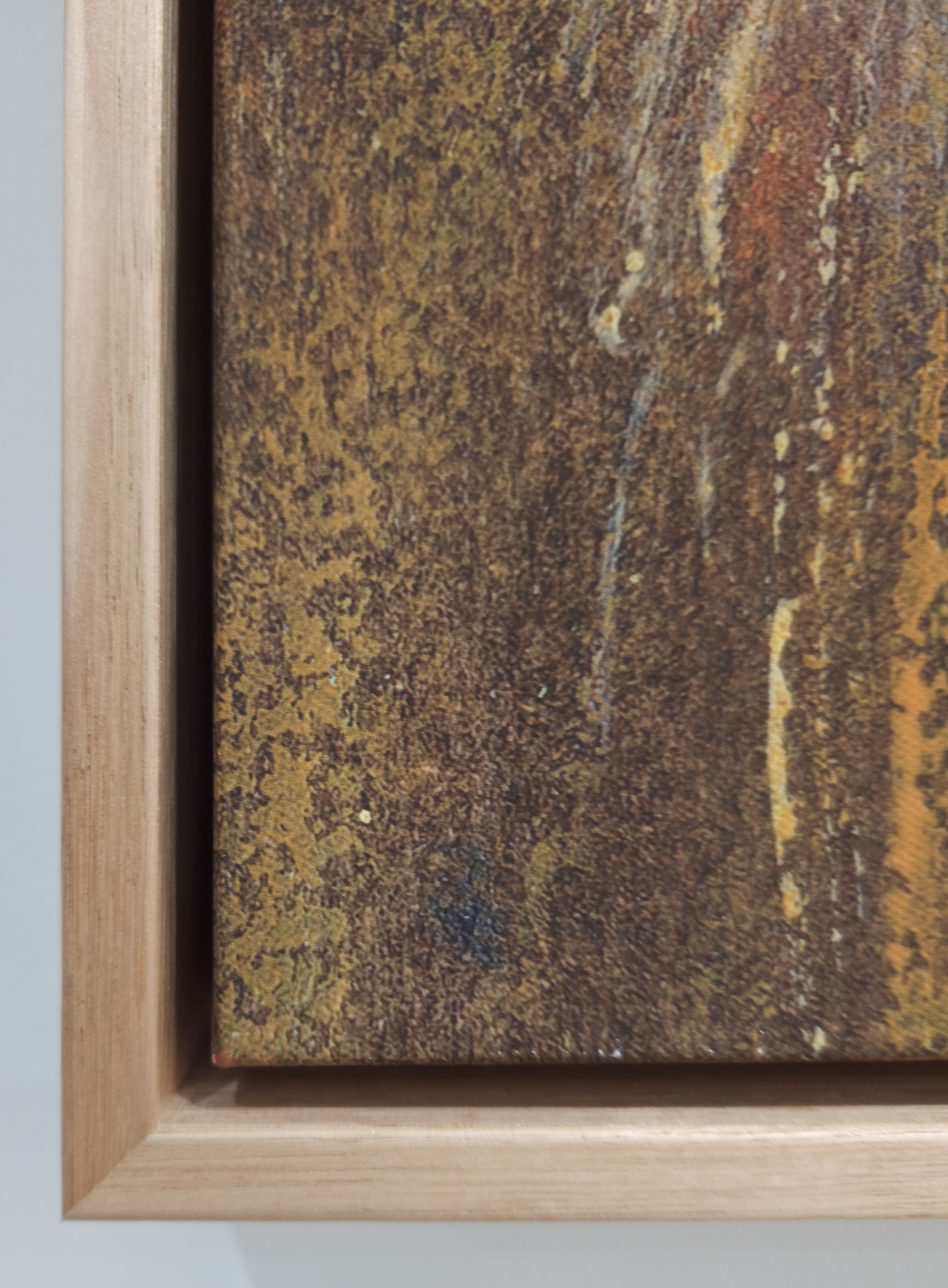 Autumn-fields-Danhui-Nai-Canvas-Artwork-Oak-Frame-Custom-Framing-Malvern-corner