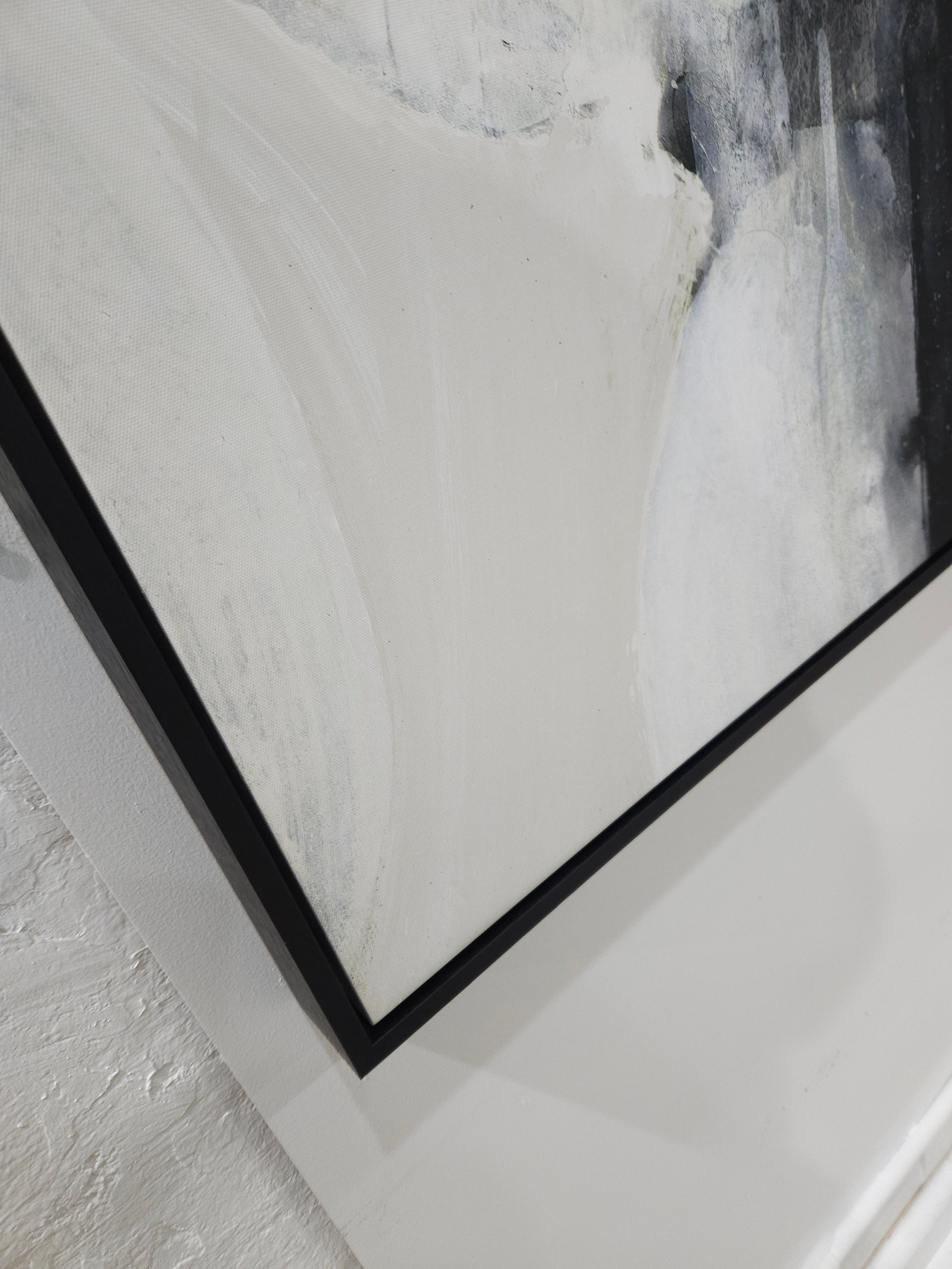 Eclipse-Neutral-Albena-Hristova-black-white-canvas-black-frame-corner