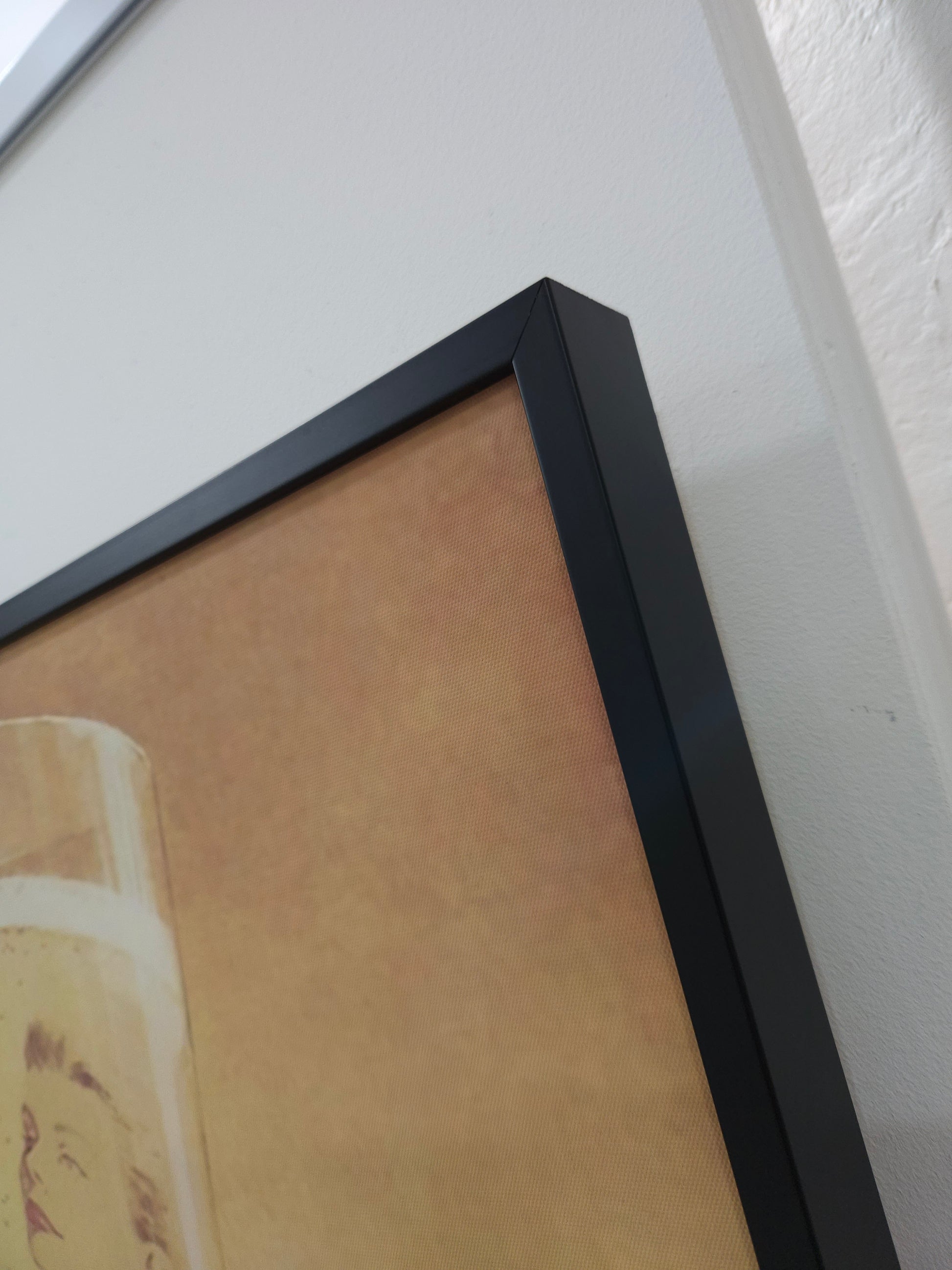 Vintage-print-L'Instant Taittinger-Framed-Black-corner