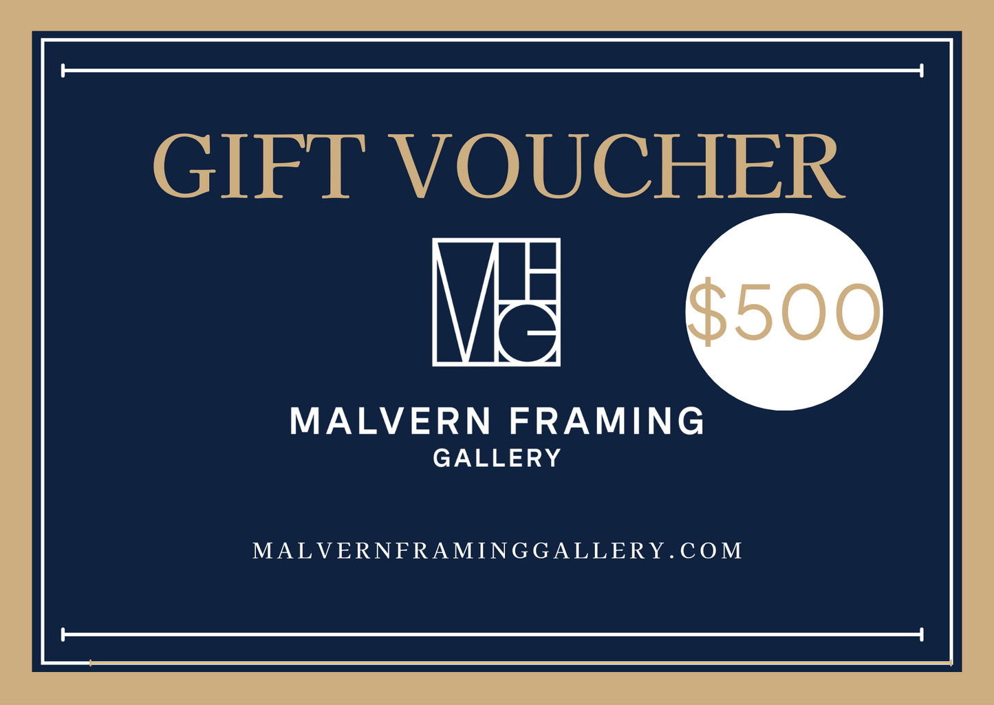 Malvern Framing Gallery Gift Voucher