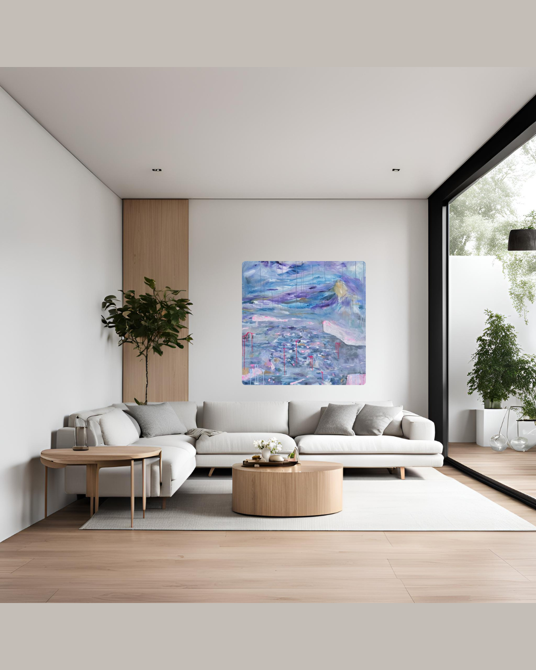 Abstract Original Artwork - Between the Cliffs By Charley J. Cox
