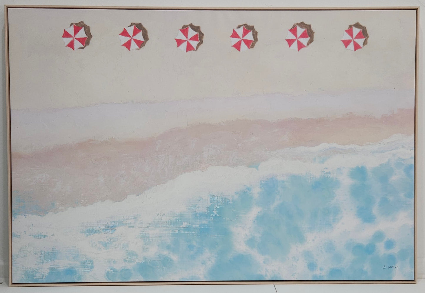 Framed Canvas Artwork - Sky Seaview I